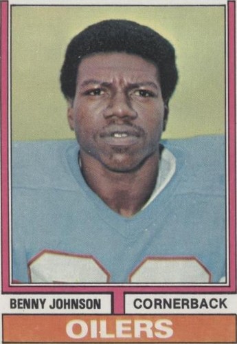 1974 Topps Benny Johnson #174