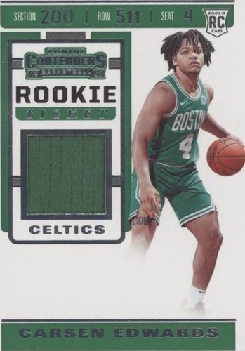2019-20 Panini Contenders - Carsen Edwards #RTS-CEW