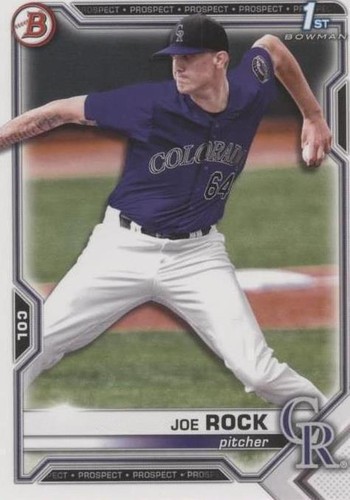 2021 Bowman Draft - Joe Rock #BD-154