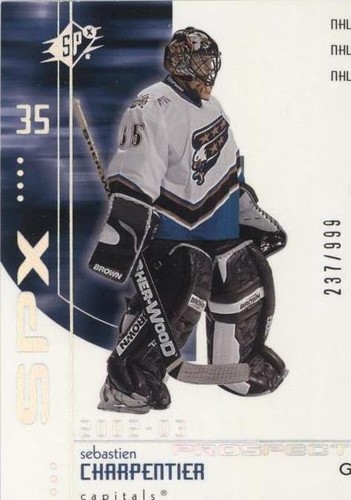 2002-03 SPx - Sebastien Charpentier #125