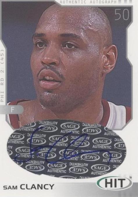 2002-03 SAGE Hit - Sam Clancy #H36
