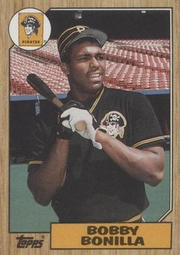 1987 Topps #184 Bobby Bonilla Rookie Pittsburgh Pirates | eBay