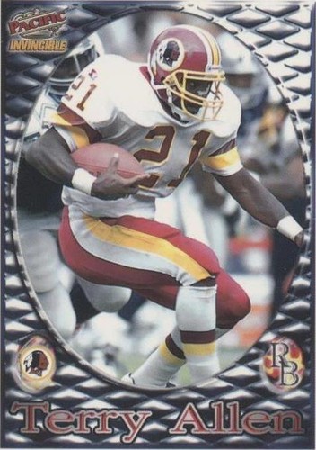1997 Pacific Invincible Terry Allen #21