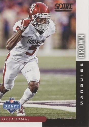 2019 Score Marquise Brown #DFT-2