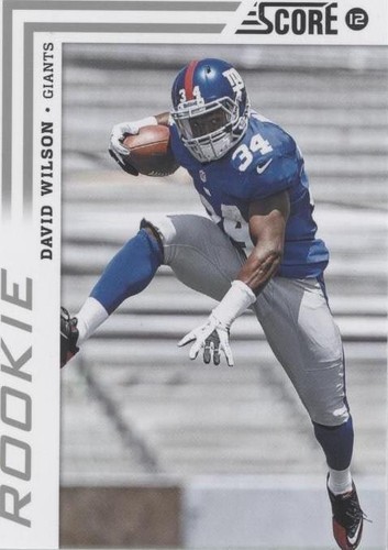 2012 Score David Wilson #322
