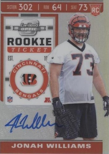 2019 Panini Contenders Optic Jonah Williams #189