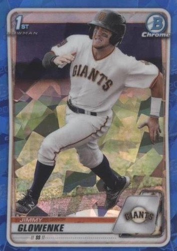 2020 Bowman Chrome Draft Sapphire Edition - Jimmy Glowenke #BD-35