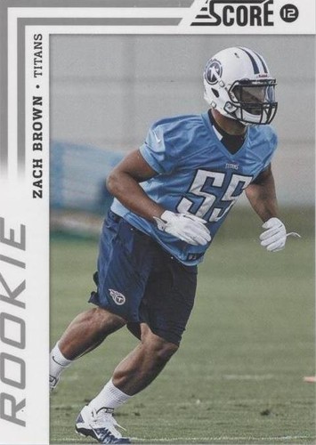 2012 Score Zach Brown #385