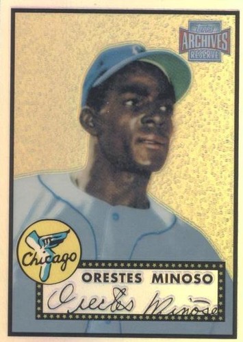 2001 Topps Archives Reserve - Minnie Minoso #54