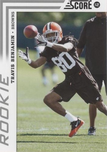 2012 Score Travis Benjamin #400