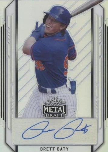 2021 Leaf Metal Draft - Brett Baty #BA-BB1