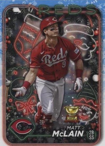 2024 Topps Holiday - Matt McLain #H185