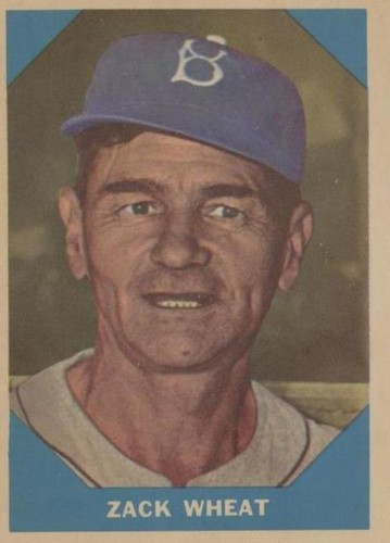 1960 Fleer Baseball Greats - Zack Wheat #12