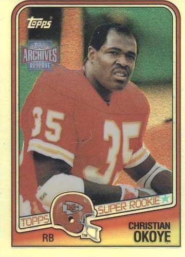2001 Topps Archives Reserve Christian Okoye #15