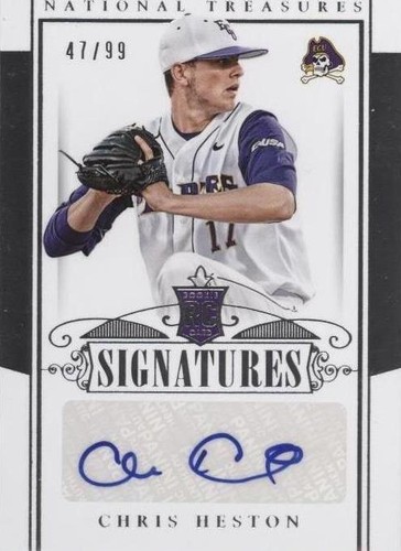 2015 Panini National Treasures College - Chris Heston #222