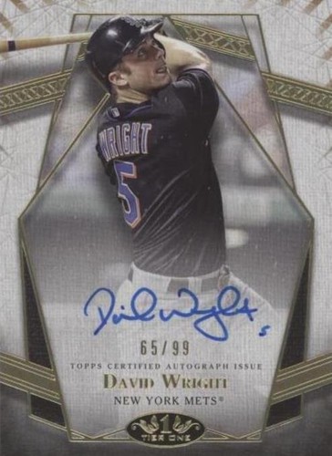 2022 Topps Tier One - David Wright #PPA-DW
