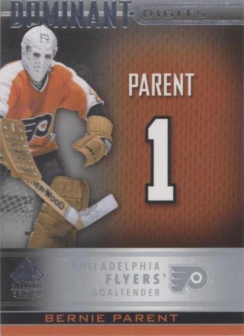 2020-21 Upper Deck SP Signature Edition Legends - Bernie Parent #DD-3