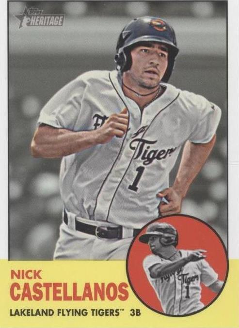 Topps Heritage 2012 edición de ligas menores - Nick Castellanos #18