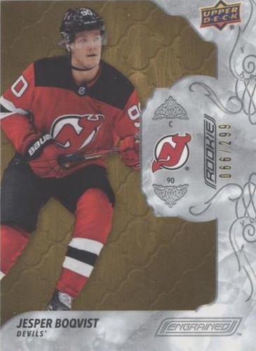 2019-20 Upper Deck Engrained - Jesper Boqvist #57