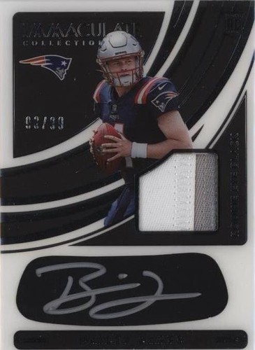 2022 Panini Immaculate Collection Bailey Zappe #REB-BZA