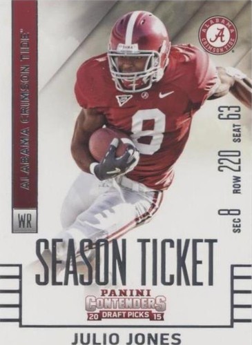 2015 Panini Contenders Draft Picks Julio Jones #55