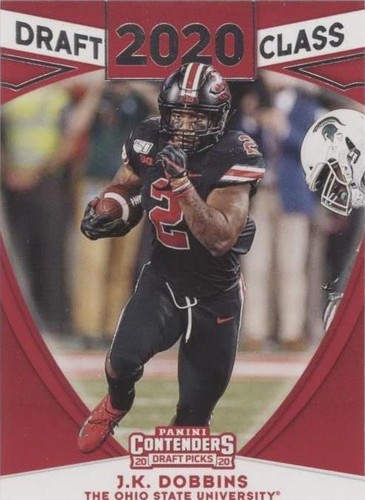 2020 Panini Contenders Draft Picks J.K. Dobbins #14
