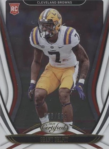 2020 Panini Certified Grant Delpit #161