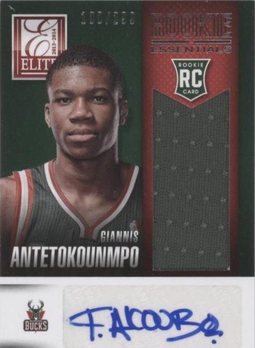 GIANNIS ANTETOKOUNMPO 2013 PANINI ELITE ROOKIE RC CARD #375/999