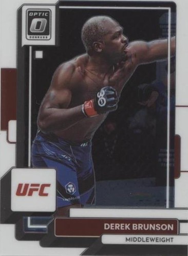 2023 Panini Donruss Optic UFC - Derek Brunson #92