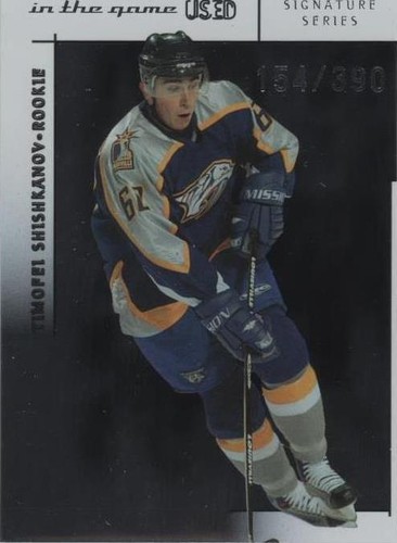 2003-04 In the Game-Used Signature Series - Timofei Shishkanov #163