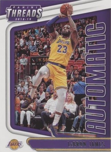 2018-19 Panini Threads LeBron James #12 In Motion Insert