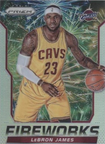 その他 Lebron James Prizm Silver Fireworks Lebron James 2023-24 Panini Prizm Fireworks Silver Prizm #3