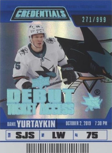 2019-20 Upper Deck Credentials - Danil Yurtaikin #86