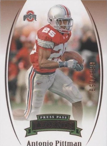 2007 Press Pass Legends Antonio Pittman #B-45
