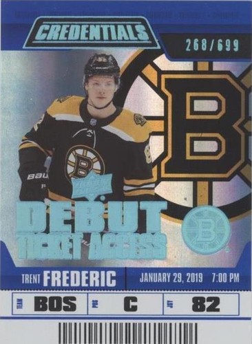 2019-20 Upper Deck Credentials - Trent Frederic #120