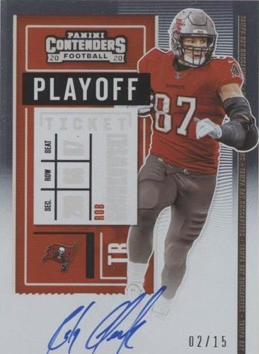 2020 Panini Contenders Rob Gronkowski #VT-RGR