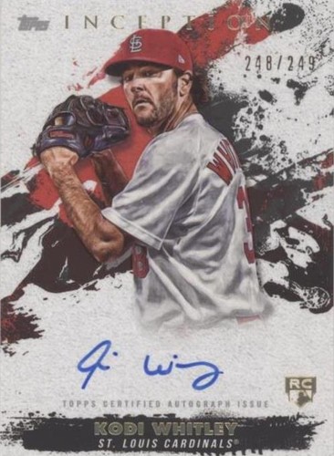 2021 Topps Inception - Kodi Whitley #RESA-YM