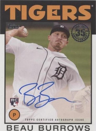 2021 Topps - Beau Burrows #86A-BBU