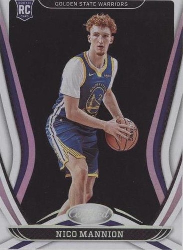 にこ 2020-21 Panini Mosaic Nico Mannion Rookie Golden State