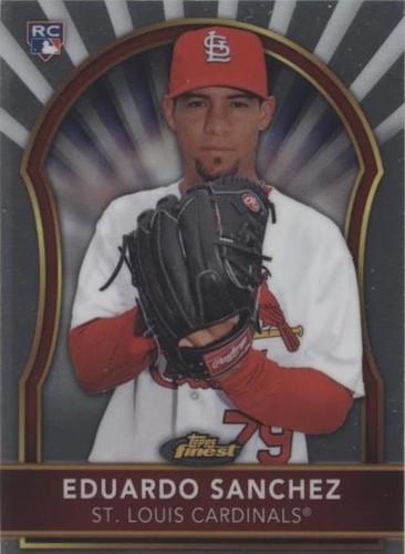 2011 Topps Finest - Eduardo Sanchez #99