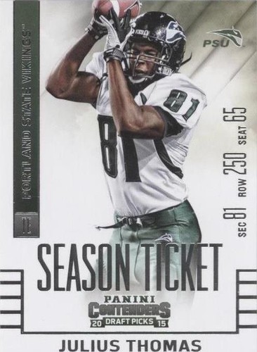 2015 Panini Contenders Draft Picks Julius Thomas #57