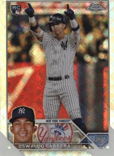 2023 Topps Chrome Logofractor Edition - Oswaldo Cabrera #69