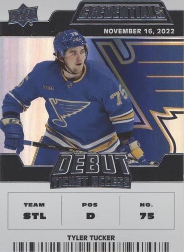 2022-23 Upper Deck Credentials - Tyler Tucker #110