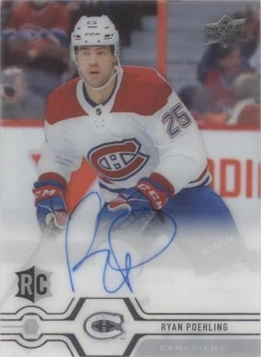 2019-20 Upper Deck Clear Cut - Ryan Poehling #CC-RP