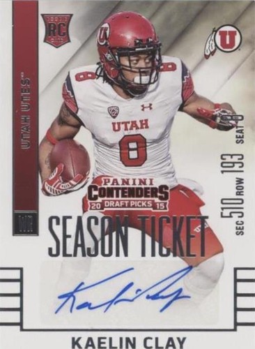 2015 Panini Contenders Draft Picks Kaelin Clay #188