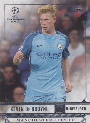 2016-17 Topps UCL Showcase Kevin de Bruyne #125