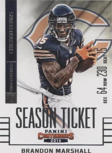 2014 Panini Contenders Brandon Marshall #7