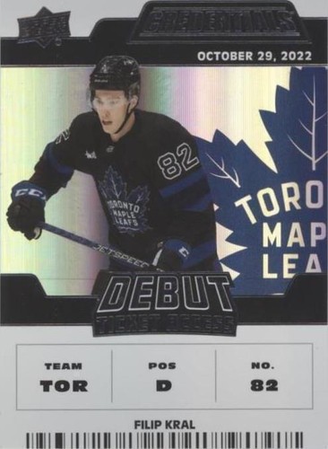 2022-23 Upper Deck Credentials - Filip Kral #124