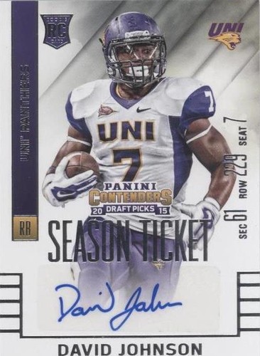 2015 Panini Contenders Draft Picks David Johnson #172