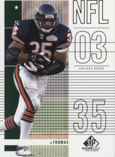 2003 SP Game Used Edition Anthony Thomas #12